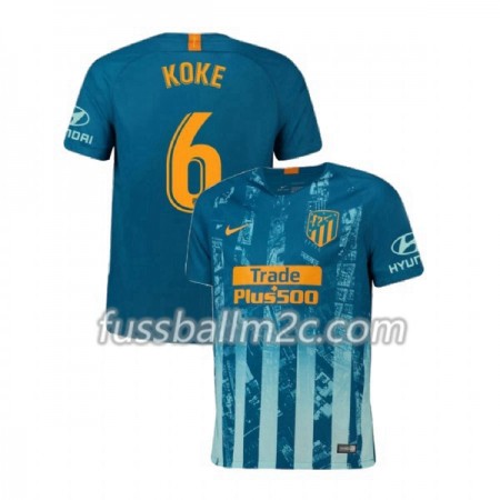 Fußballtrikots Atlético Madrid Koke 6 Ausweich Trikotsatz 2018-2019 Fußballtrikots Atlético Madrid Koke 6 Ausweich Trikotsatz 2018-2019